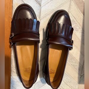 Sezane Joey Loafers Iced Chocolate - Size 8